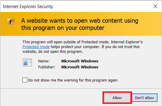 Internet Explorer Security