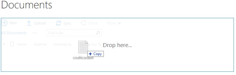 SharePoint Drag and Drop