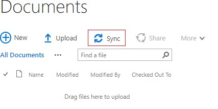Sync SharePoint Document